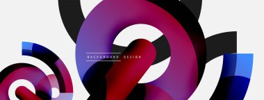 Soyut arkaplanı çember içine al. Duvar kağıdı afişi arkaplan kartı veya iniş sayfası için vektör illüstrasyonu