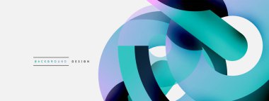 Soyut arkaplanı çember içine al. Duvar kağıdı afişi arkaplan kartı veya iniş sayfası için vektör illüstrasyonu