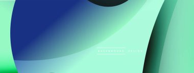 Yaratıcı geometrik duvar kağıdı. Asgari soyut arkaplan. Duvar kağıdı arkaplanı veya iniş sayfası için daire ve dalga kompozisyon vektör çizimi