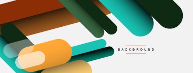 Soyut arkaplan. Yuvarlak şekiller, gri arkaplanda çizgiler. Duvar kağıdı afişi veya iniş sayfası için vektör illüstrasyonu