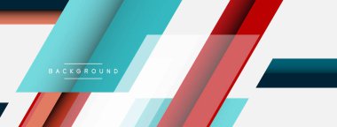 Geçmişi. Geometrik köşegen şekiller ve çizgiler soyut bileşim. Duvar kağıdı afişi veya iniş sayfası için vektör illüstrasyonu