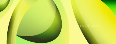 Yaratıcı geometrik duvar kağıdı. Asgari soyut arkaplan. Duvar kağıdı arkaplanı veya iniş sayfası için daire ve dalga kompozisyon vektör çizimi