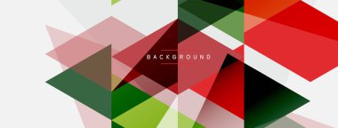 Renkli üçgen bileşimi, geometrik soyut arkaplan. Tekno veya iş konsepti, duvar kağıdı, afiş, arkaplan, iniş sayfası deseni