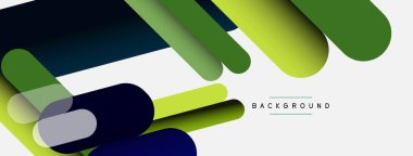 Soyut arkaplan. Yuvarlak şekiller, gri arkaplanda çizgiler. Duvar kağıdı afişi veya iniş sayfası için vektör illüstrasyonu