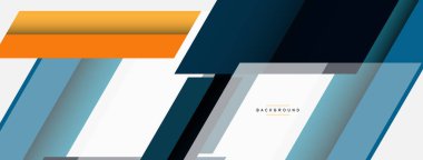 Vektör arkaplanı. Gölge efektli soyut örtüşen renk çizgileri tasarımı. Duvar kağıdı afişi için resim arkaplanı veya iniş sayfası