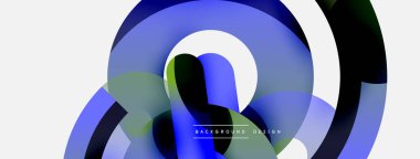 Soyut arkaplanı çember içine al. Duvar kağıdı afişi arkaplan kartı veya iniş sayfası için vektör illüstrasyonu