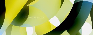 Soyut arkaplanı çember içine al. Duvar kağıdı afişi arkaplan kartı veya iniş sayfası için vektör illüstrasyonu