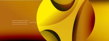 Yaratıcı geometrik duvar kağıdı. Asgari soyut arkaplan. Duvar kağıdı arkaplanı veya iniş sayfası için daire ve dalga kompozisyon vektör çizimi