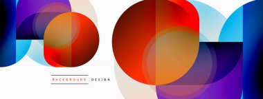 Geometrik asgari duvar kağıdı. Geometrik şekiller. Duvar kağıdı afişi veya iniş sayfası için vektör illüstrasyonu