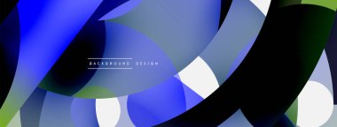 Soyut arkaplanı çember içine al. Duvar kağıdı afişi arkaplan kartı veya iniş sayfası için vektör illüstrasyonu