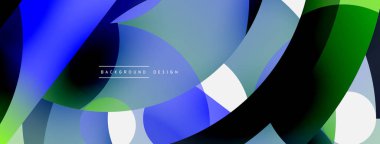 Soyut arkaplanı çember içine al. Duvar kağıdı afişi arkaplan kartı veya iniş sayfası için vektör illüstrasyonu