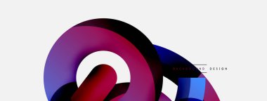 Soyut arkaplanı çember içine al. Duvar kağıdı afişi arkaplan kartı veya iniş sayfası için vektör illüstrasyonu