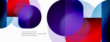 Geometrik asgari duvar kağıdı. Geometrik şekiller. Duvar kağıdı afişi veya iniş sayfası için vektör illüstrasyonu