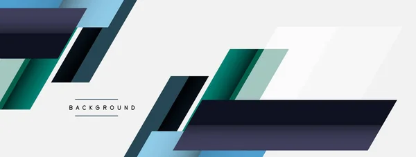 Vector achtergrond. Abstract overlappende kleurlijnen ontwerp met schaduw effecten. Illustratie voor achtergrond wallpaper banner of landing page — Stockvector