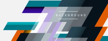 Geçmişi. Geometrik köşegen şekiller ve çizgiler soyut bileşim. Duvar kağıdı afişi veya iniş sayfası için vektör illüstrasyonu