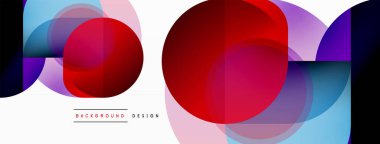 Geometrik asgari duvar kağıdı. Geometrik şekiller. Duvar kağıdı afişi veya iniş sayfası için vektör illüstrasyonu