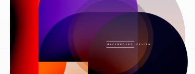 Geometrik asgari duvar kağıdı. Geometrik şekiller. Duvar kağıdı afişi veya iniş sayfası için vektör illüstrasyonu