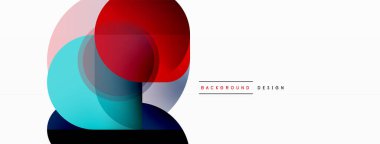 Yaratıcı geometrik duvar kağıdı. Asgari çember üçgen ve kare çizgi soyut arkaplan. Duvar kağıdı afişi veya iniş sayfası için vektör illüstrasyonu