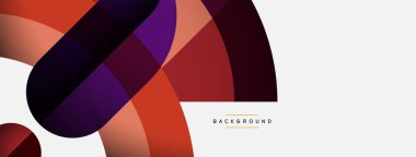 Moda şekilleri, renk minimal tasarım bileşimi, duvar kağıdı afişi veya iniş sayfası için çizgiler ve gölgeler