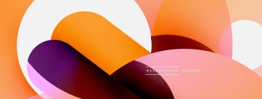 Soyut arkaplanı çember içine al. Duvar kağıdı afişi arkaplan kartı veya iniş sayfası için vektör illüstrasyonu