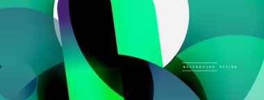 Soyut arkaplanı çember içine al. Duvar kağıdı afişi arkaplan kartı veya iniş sayfası için vektör illüstrasyonu