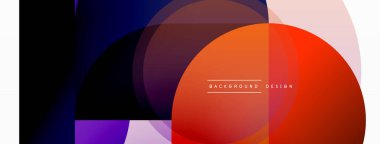 Geometrik asgari duvar kağıdı. Geometrik şekiller. Duvar kağıdı afişi veya iniş sayfası için vektör illüstrasyonu