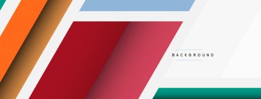 Geçmişi. Geometrik köşegen şekiller ve çizgiler soyut bileşim. Duvar kağıdı afişi veya iniş sayfası için vektör illüstrasyonu