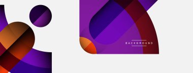 Moda şekilleri, renk minimal tasarım bileşimi, duvar kağıdı afişi veya iniş sayfası için çizgiler ve gölgeler