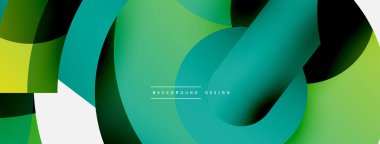Soyut arkaplanı çember içine al. Duvar kağıdı afişi arkaplan kartı veya iniş sayfası için vektör illüstrasyonu