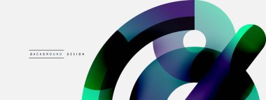 Soyut arkaplanı çember içine al. Duvar kağıdı afişi arkaplan kartı veya iniş sayfası için vektör illüstrasyonu