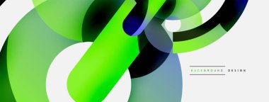 Soyut arkaplanı çember içine al. Duvar kağıdı afişi arkaplan kartı veya iniş sayfası için vektör illüstrasyonu