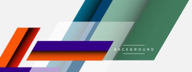 Geçmişi. Geometrik köşegen şekiller ve çizgiler soyut bileşim. Duvar kağıdı afişi veya iniş sayfası için vektör illüstrasyonu