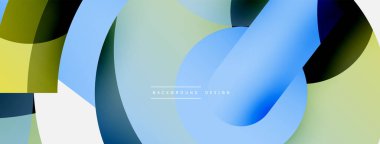 Soyut arkaplanı çember içine al. Duvar kağıdı afişi arkaplan kartı veya iniş sayfası için vektör illüstrasyonu