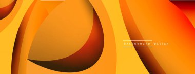 Yaratıcı geometrik duvar kağıdı. Asgari soyut arkaplan. Duvar kağıdı arkaplanı veya iniş sayfası için daire ve dalga kompozisyon vektör çizimi