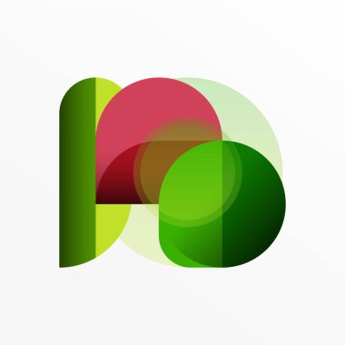 Yuvarlak üçgen çizgileri ve daireleri şekillendirir. Duvar kağıdı afişi arkaplanı veya iniş sayfası için Geometrik vektör çizimi