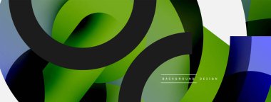 Soyut arkaplanı çember içine al. Duvar kağıdı afişi arkaplan kartı veya iniş sayfası için vektör illüstrasyonu