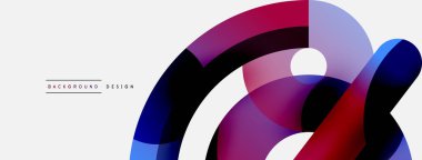 Soyut arkaplanı çember içine al. Duvar kağıdı afişi arkaplan kartı veya iniş sayfası için vektör illüstrasyonu