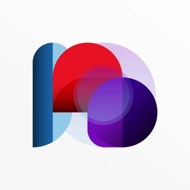 Yuvarlak üçgen çizgileri ve daireleri şekillendirir. Duvar kağıdı afişi arkaplanı veya iniş sayfası için Geometrik vektör çizimi