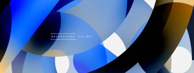 Soyut arkaplanı çember içine al. Duvar kağıdı afişi arkaplan kartı veya iniş sayfası için vektör illüstrasyonu