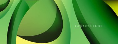 Yaratıcı geometrik duvar kağıdı. Asgari soyut arkaplan. Duvar kağıdı arkaplanı veya iniş sayfası için daire ve dalga kompozisyon vektör çizimi