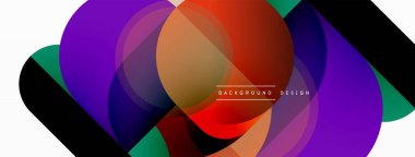 Geometrik asgari duvar kağıdı. Geometrik şekiller. Duvar kağıdı afişi veya iniş sayfası için vektör illüstrasyonu