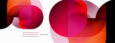 Geometrik asgari duvar kağıdı. Geometrik şekiller. Duvar kağıdı afişi veya iniş sayfası için vektör illüstrasyonu