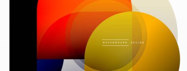 Geometrik asgari duvar kağıdı. Geometrik şekiller. Duvar kağıdı afişi veya iniş sayfası için vektör illüstrasyonu