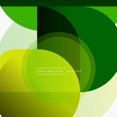 Yaratıcı geometrik duvar kağıdı. Asgari çember üçgen ve kare çizgi soyut arkaplan. Duvar kağıdı afişi veya iniş sayfası için vektör illüstrasyonu