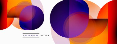 Geometrik asgari duvar kağıdı. Geometrik şekiller. Duvar kağıdı afişi veya iniş sayfası için vektör illüstrasyonu