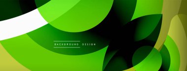 Yaratıcı geometrik duvar kağıdı. Asgari soyut arkaplan. Duvar kağıdı arkaplanı veya iniş sayfası için daire dalga ve yuvarlak şekiller kompozisyon vektör çizimi