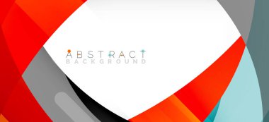 Color circle shapes, minimal geometric background. Trendy dynamic composition. Vector Illustration For Wallpaper, Banner, Background, Landing Page