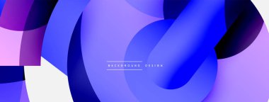 Soyut arkaplanı çember içine al. Duvar kağıdı afişi arkaplan kartı veya iniş sayfası için vektör illüstrasyonu