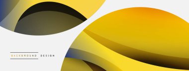 Yaratıcı geometrik duvar kağıdı. Asgari soyut arkaplan. Duvar kağıdı arkaplanı veya iniş sayfası için daire ve dalga kompozisyon vektör çizimi