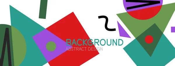 Abstrakt bakgrund med block, linjer, geometriska former. Techno eller affärsidé för tapeter, banner, bakgrund, landningssida — Stock vektor